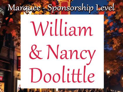 William and Nancy Doolittle - 2026 Autumn on Broadway Starry Starry Night of Wonder Sponsor